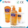 custom transparent sticker for shampoo bottle customized design